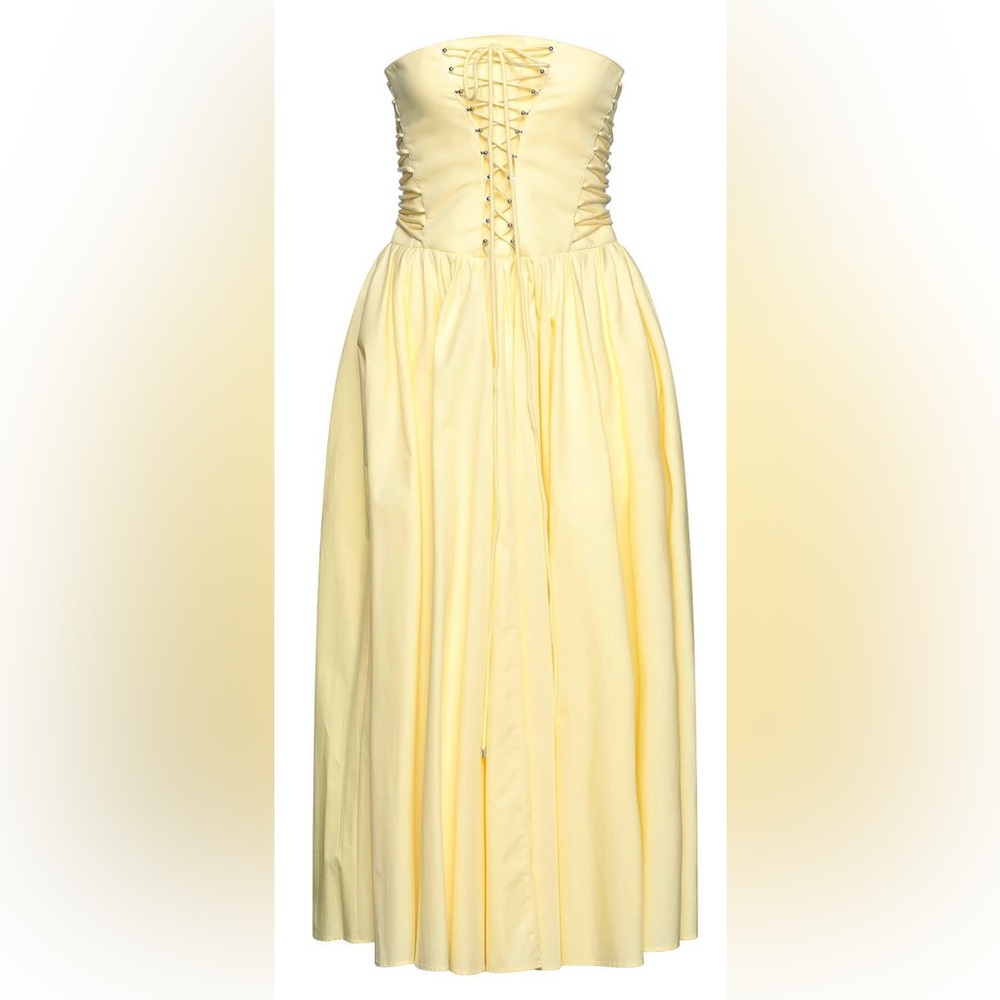 Strapless Corset Gown by Lorenzo Serafini